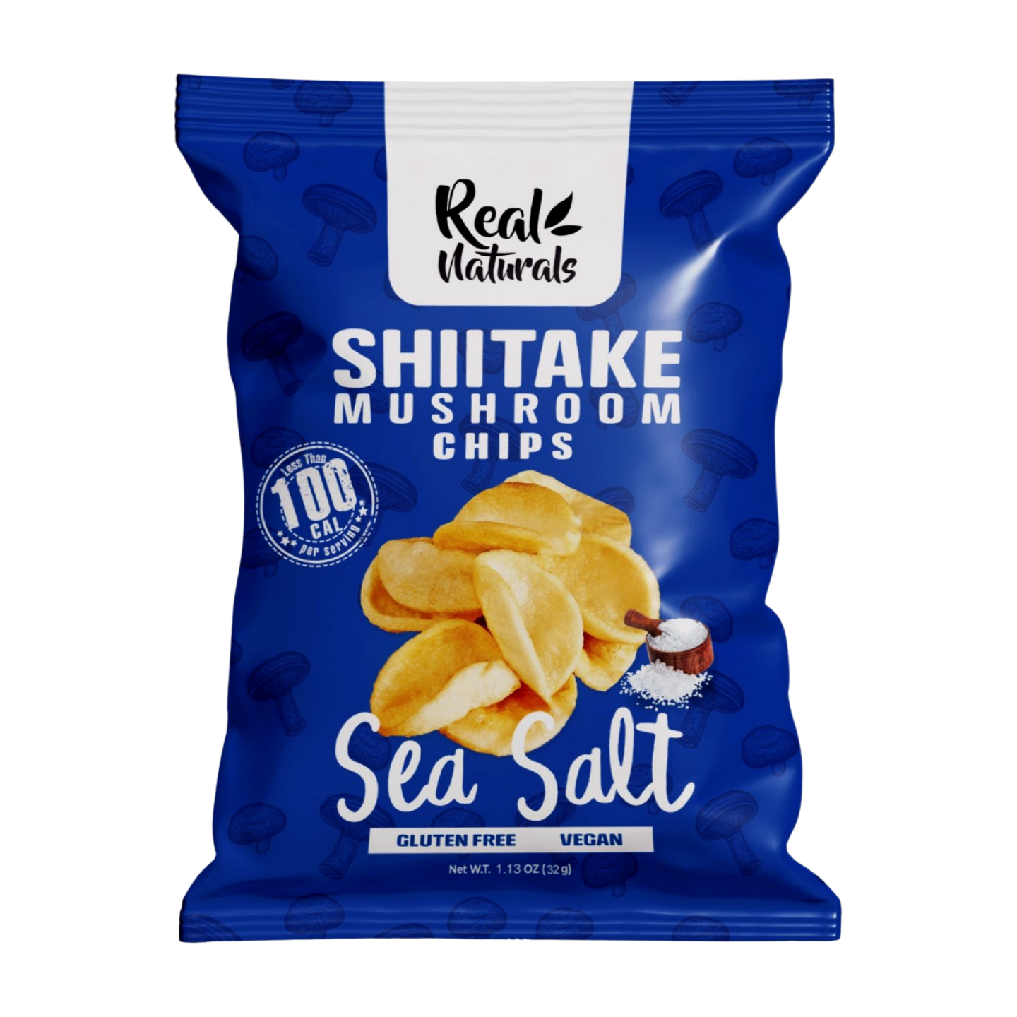 Real Naturals Sea Salt Shiitake Mushroom Crisps (32g)
