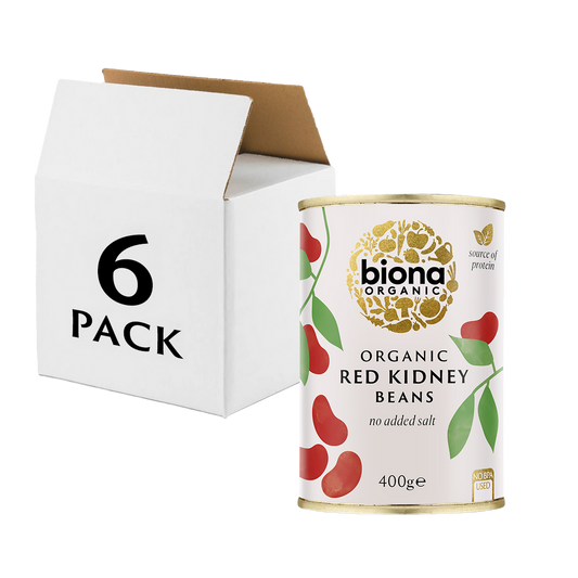 Biona Organic Red Kidney Beans 6 x 400g (2.4kg)
