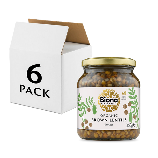Biona Organic Brown Lentil  6 x 360g (2.1kg)
