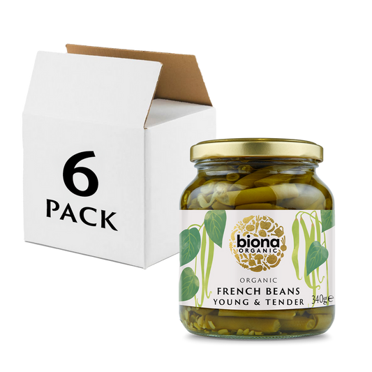 Biona Organic French Beans 6 x 340g (2.04kg)