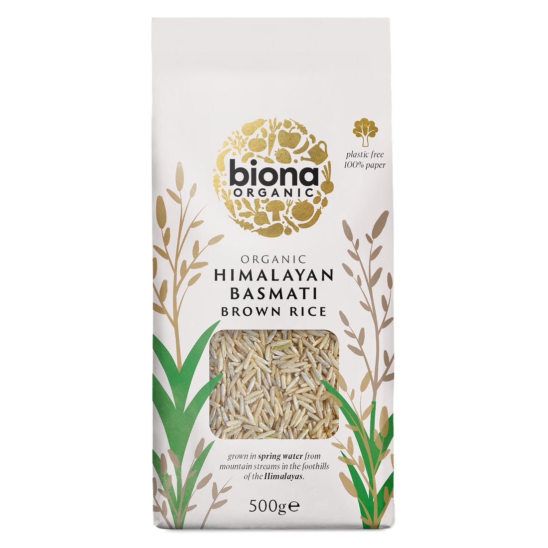 Biona Organic Himalayan Brown Basmati Rice (500g)
