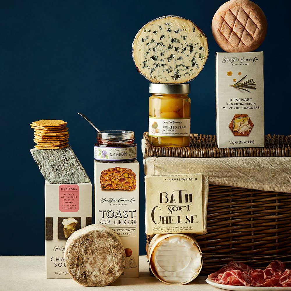 The Fine Cheese Co. TREATY - The European and English Cheese Hamper