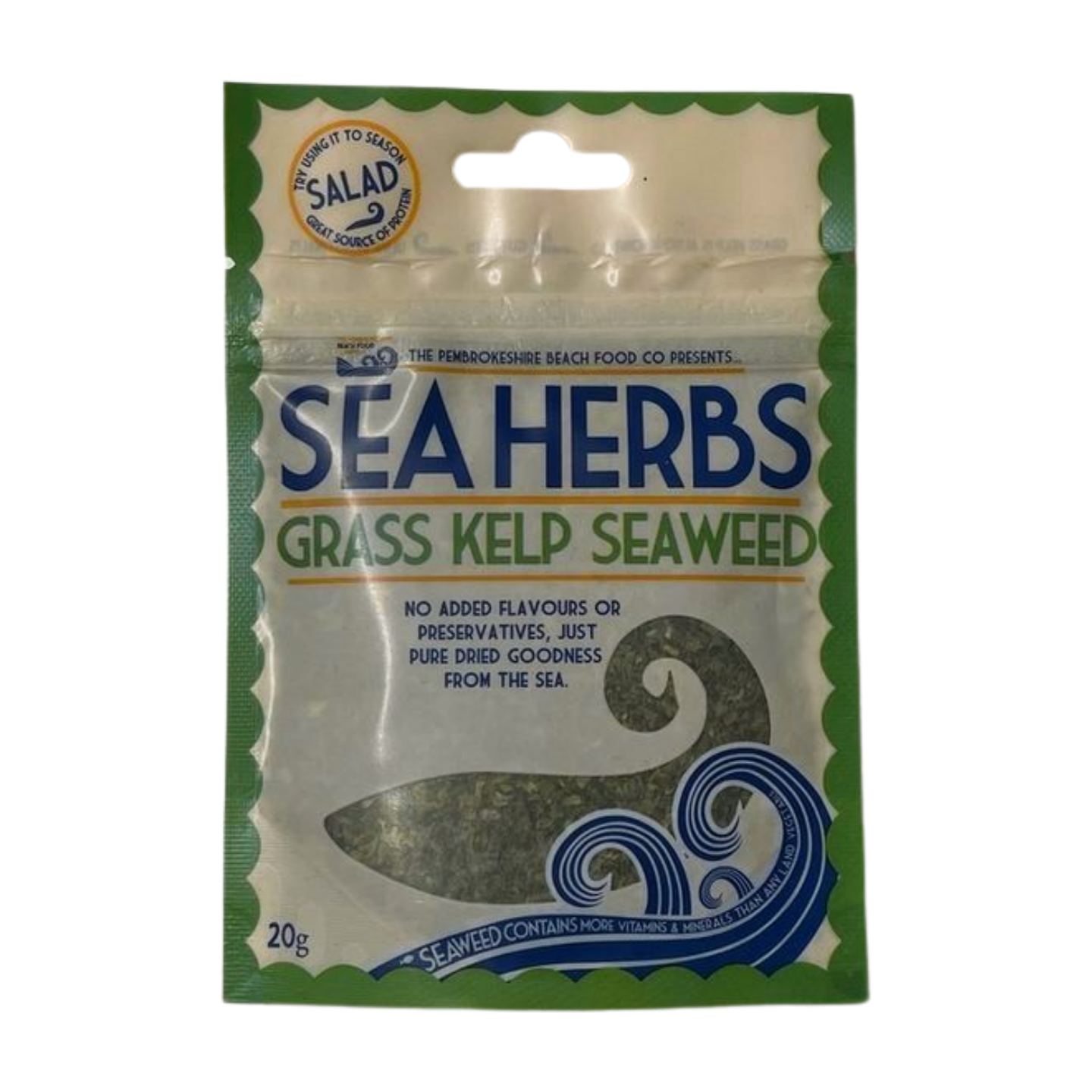 The Pembrokeshire Beach Food Company Sea Herbs Grass Kelp Seaweed (20g)