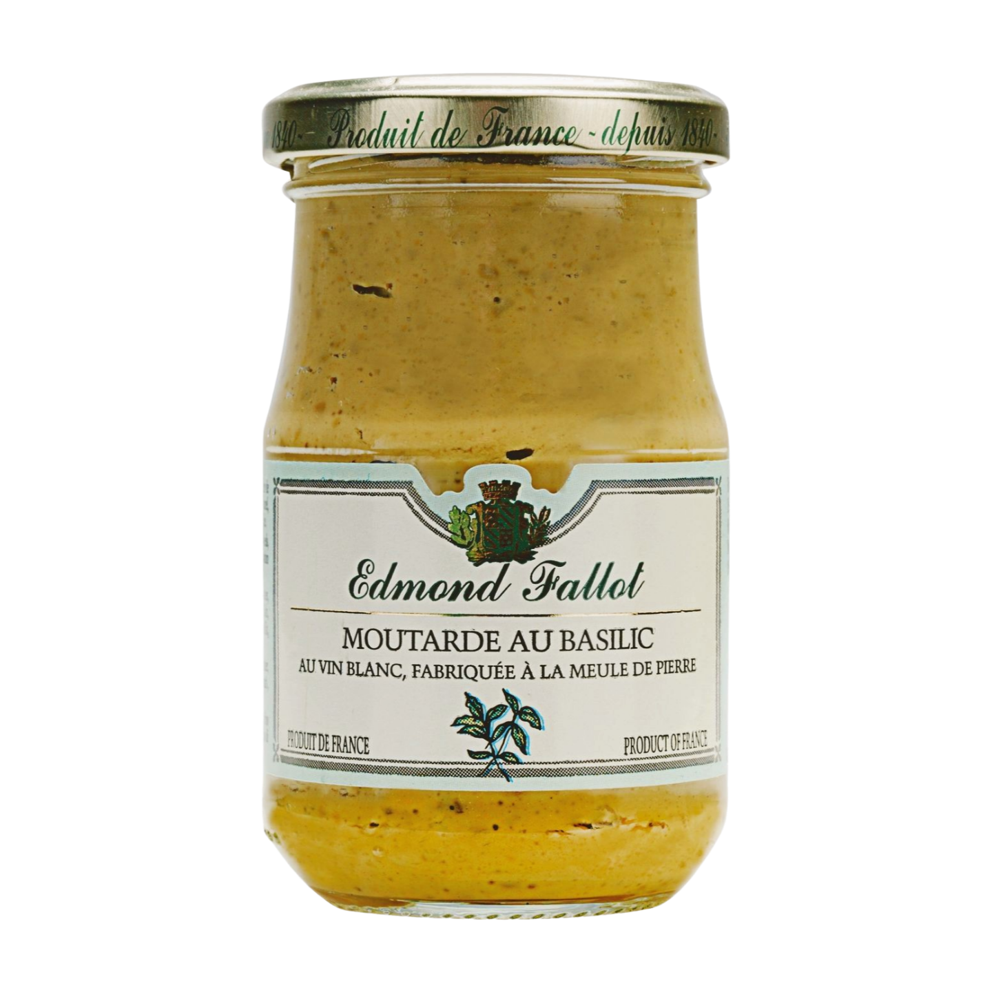 Edmond Fallot Dijon Mustard with Basil (205g)
