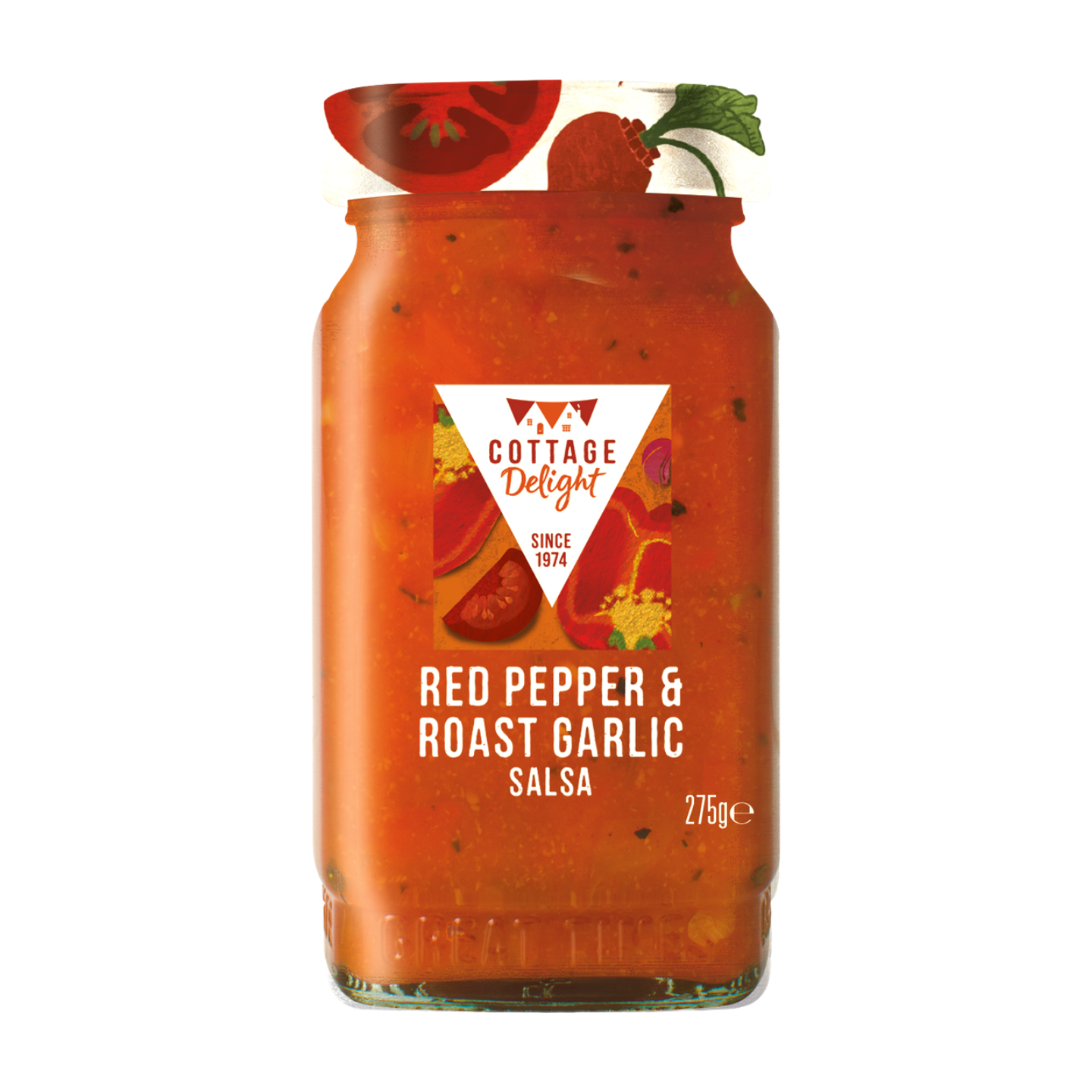 Cottage Delight Red Pepper & Roast Garlic Salsa (275g)
