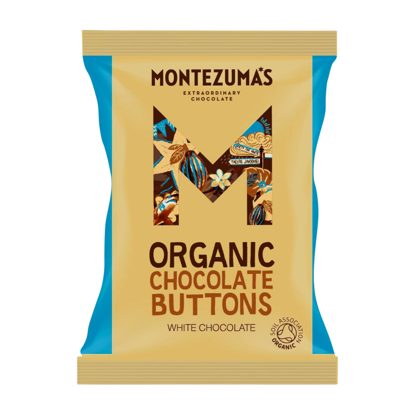 Montezuma's Organic White Chocolate Buttons (120g)