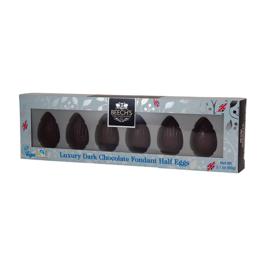 Beech's Fine Chocolates Luxury Dark Chocolate Fondant Half Eggs (60g)