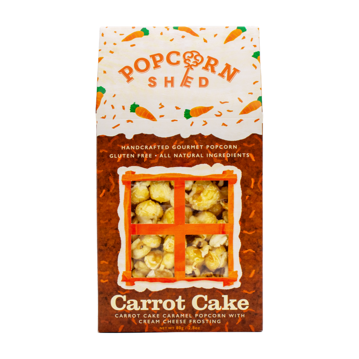 Popcorn Shed Carrot Cake Gourmet Popcorn Shed (80g)