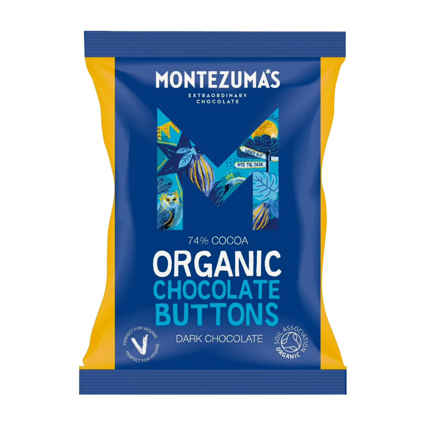 Montezuma's Organic Dark Chocolate Buttons (120g)