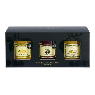 Thursday Cottage Deluxe Curd Trio Gift Pack 3 x 100g (330g)