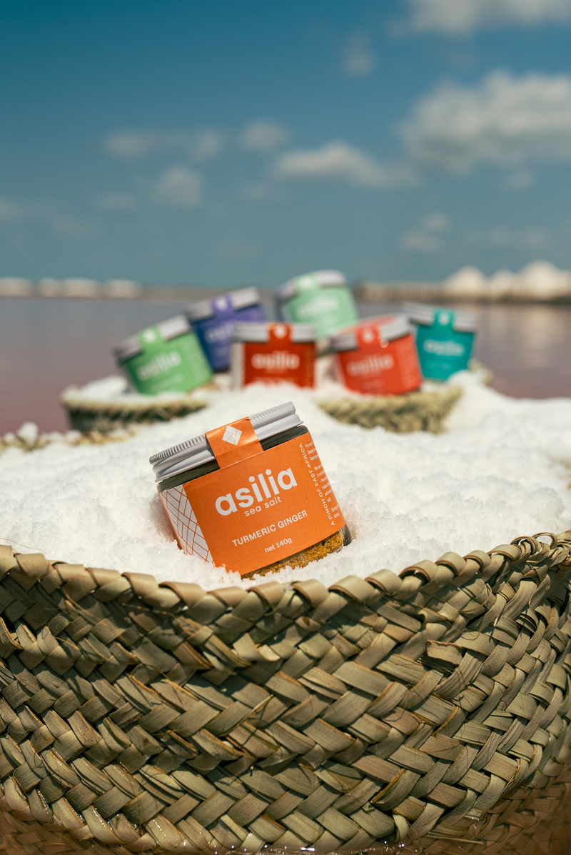 Asilia Sea Salt Turmeric Ginger Salt (140g)