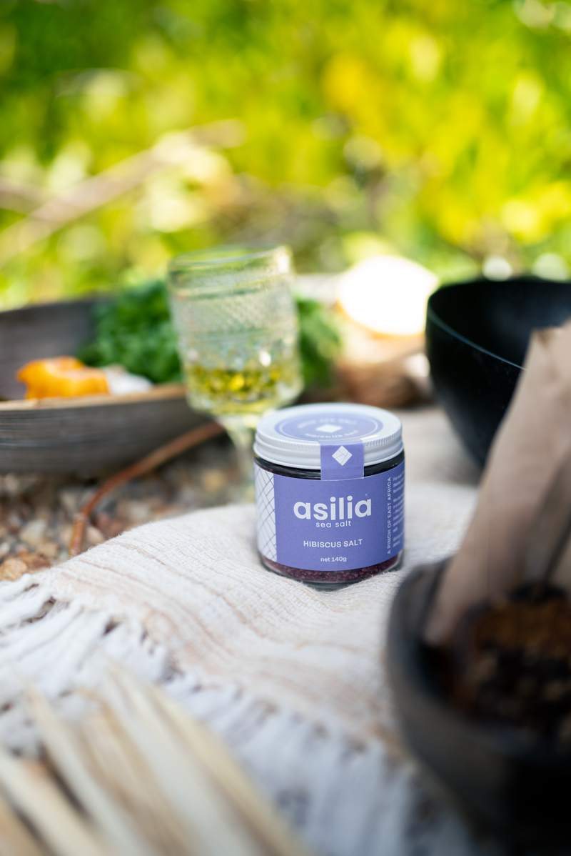 Asilia Sea Salt Hibiscus Salt (140g)
