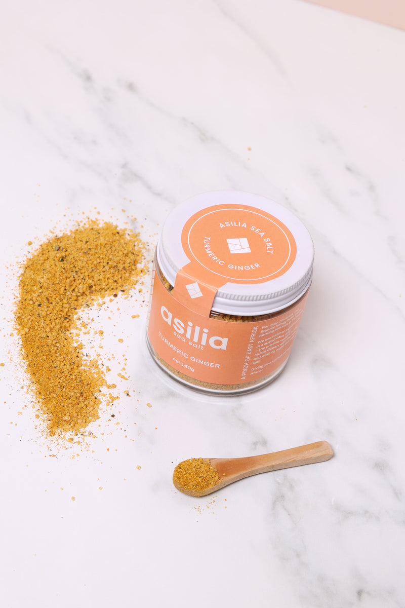 Asilia Sea Salt Turmeric Ginger Salt (140g)