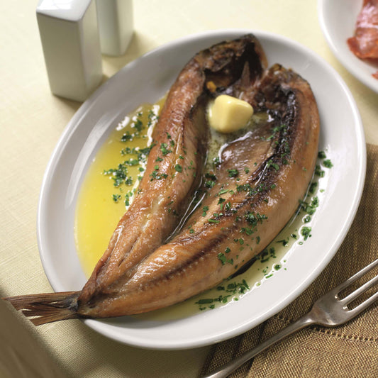 Traditional Kippers off the bone. Pair serves 2