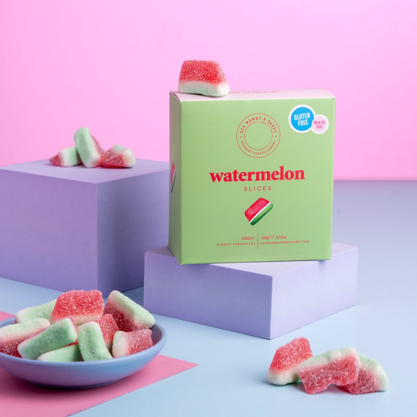 Ask Mummy & Daddy Watermelon Slices Gift Box (120g)