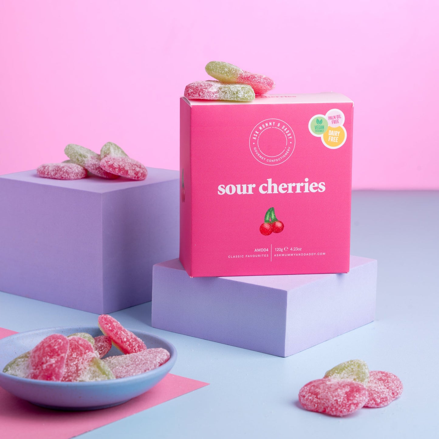 Ask Mummy & Daddy Sour Cherries Gift Box (120g)