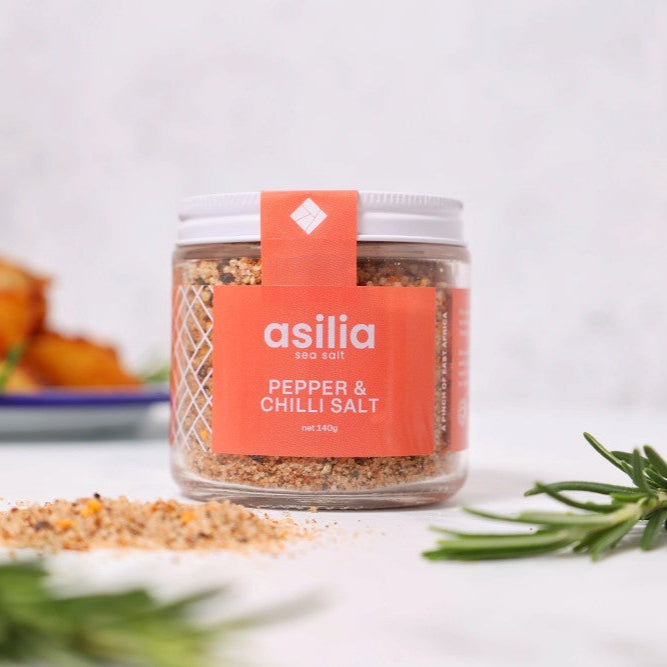 Asilia Sea Salt Pepper & Chilli Salt (140g)
