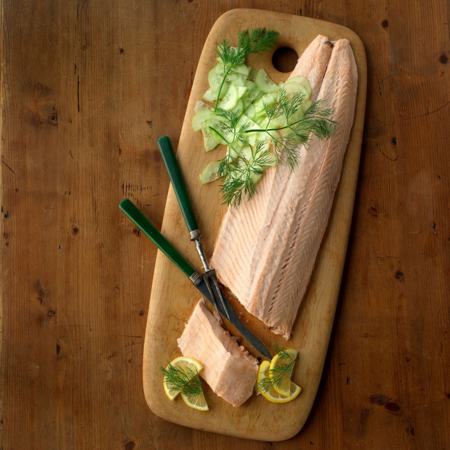 Poached Scottish Salmon 1kg min.