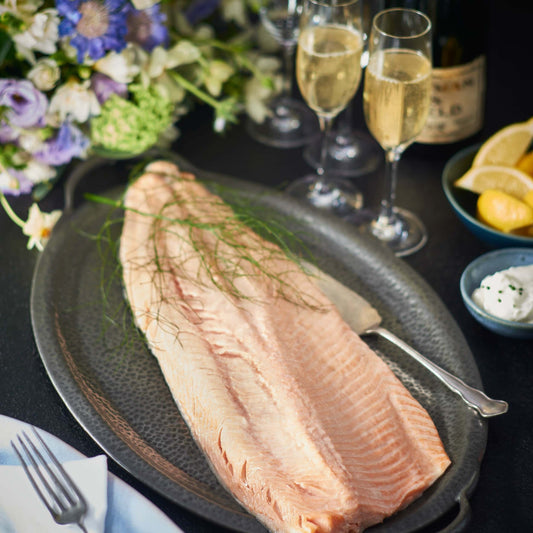 Poached Scottish Salmon 1kg min.