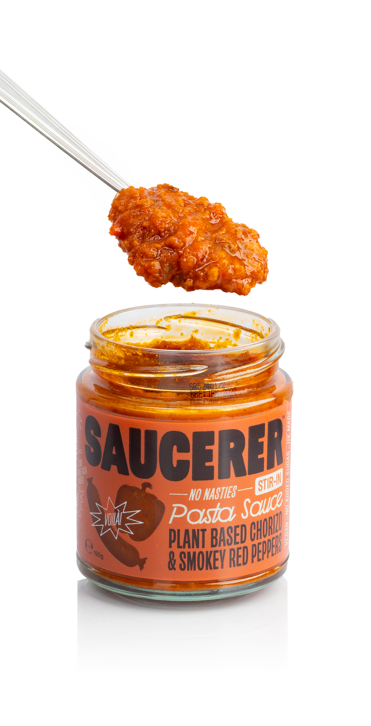 Saucerer Plant Based Chorizo & Smoky Peppers Pasta Sauce (190g)