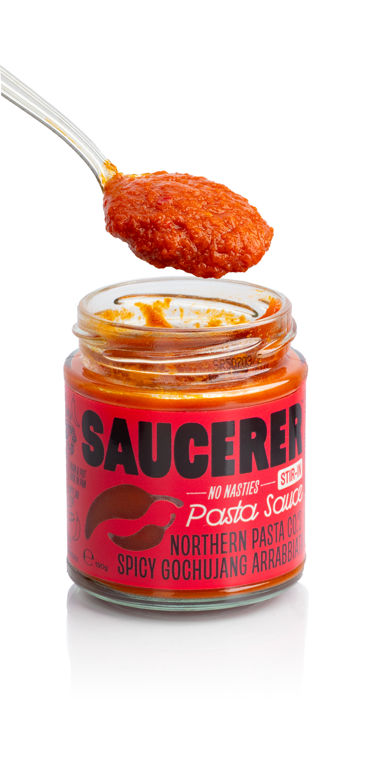 Saucerer Northern Pasta Co's Spicy Gochujang Arrabbiata Pasta Sauce (190g)
