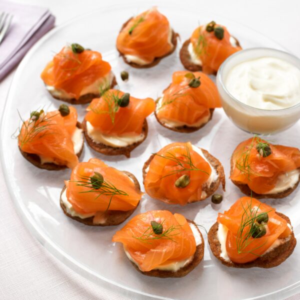 London Cured Smoked Salmon Hand-Sliced 400g (D-Cut)