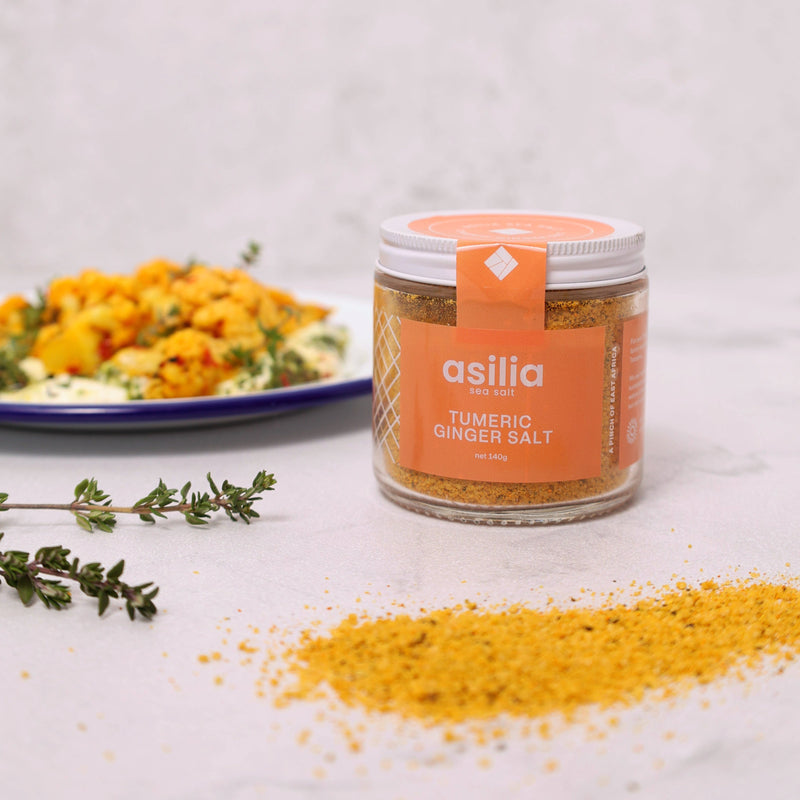 Asilia Sea Salt Turmeric Ginger Salt (140g)