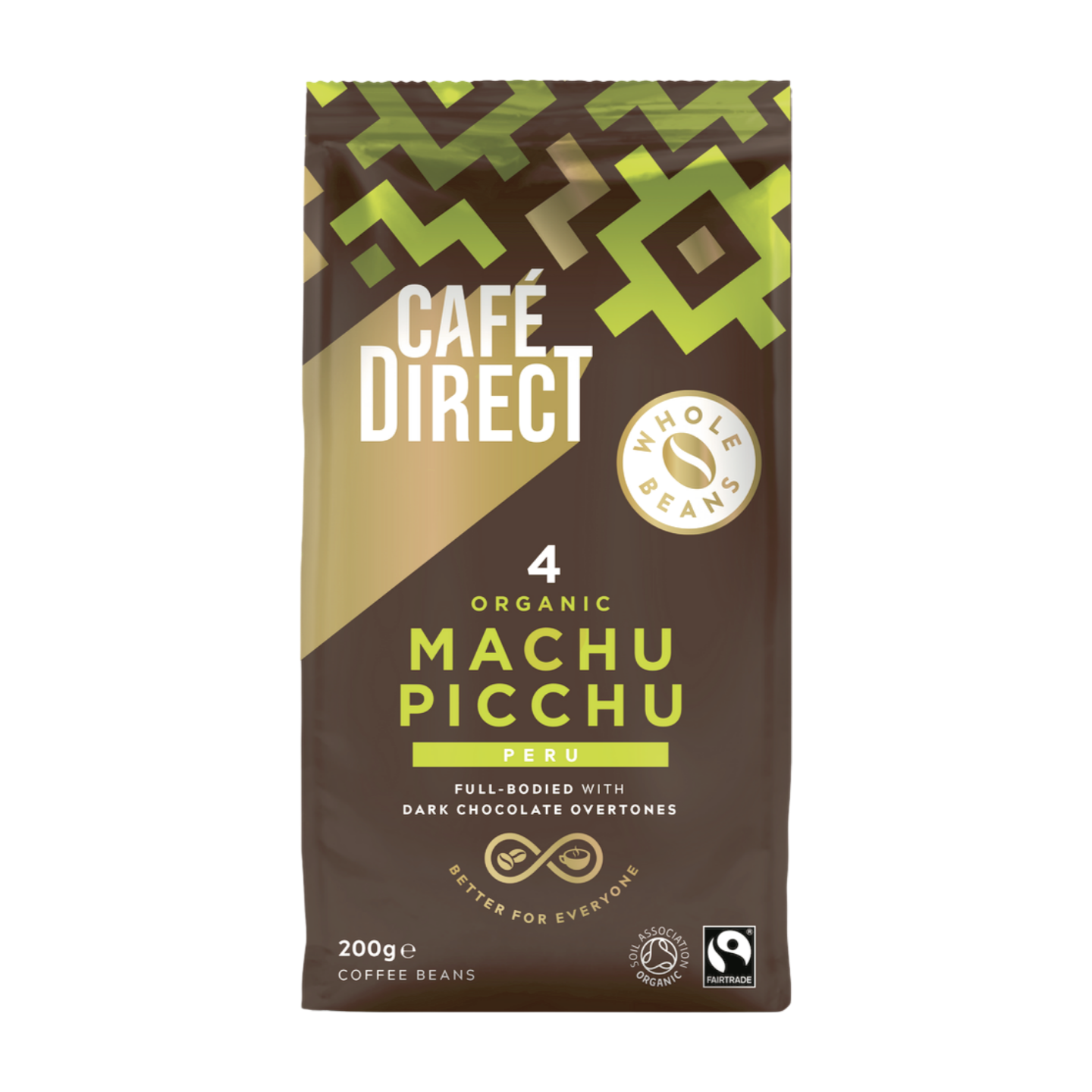 Cafe Direct Machu Picchu Organic Coffee Beans (200g)