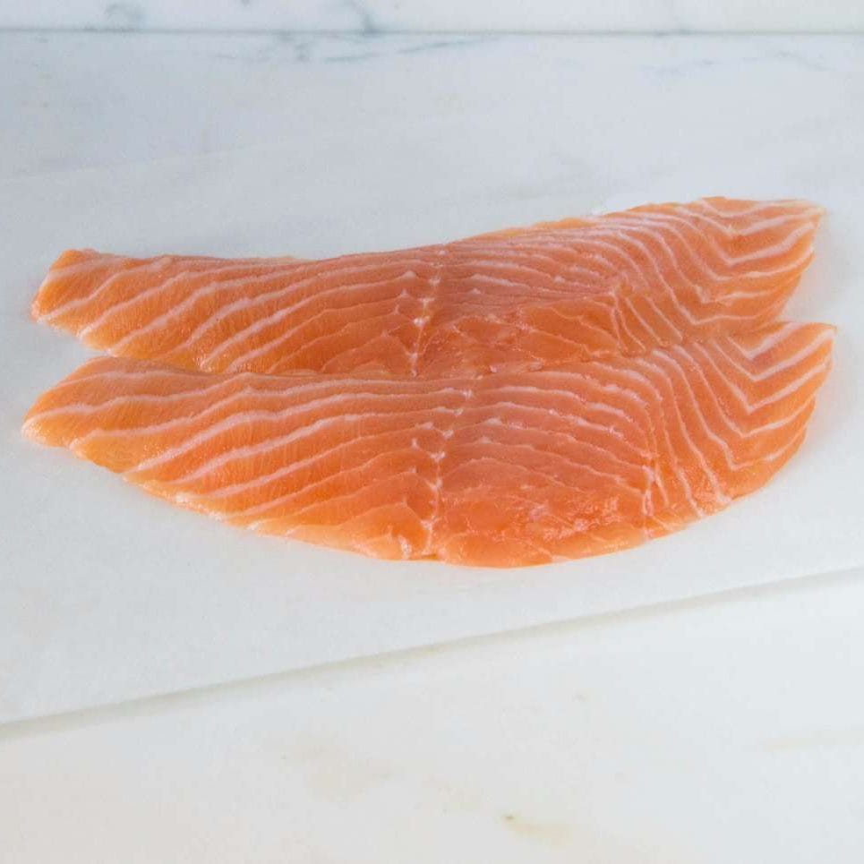 Fresh Scottish Salmon 2 x 150g darnes (skin on, boneless) Serves 2