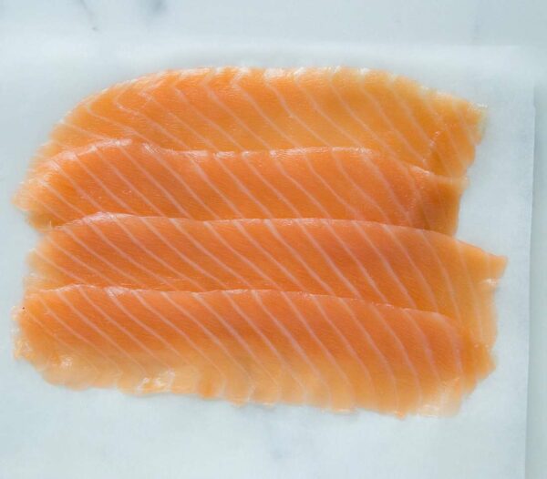 London Cured Smoked Salmon Hand-Sliced 400g (D-Cut)