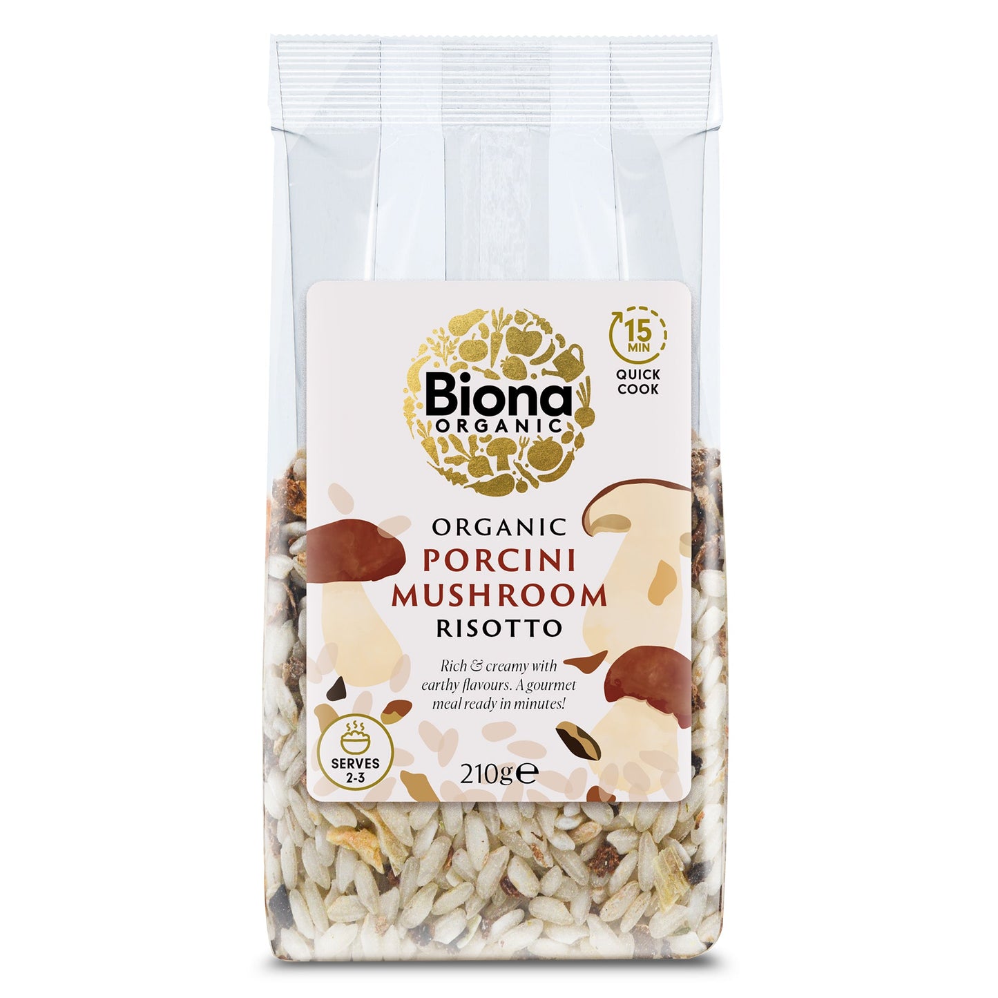 Biona Organic Porcini Mushroom Risotto (210g)