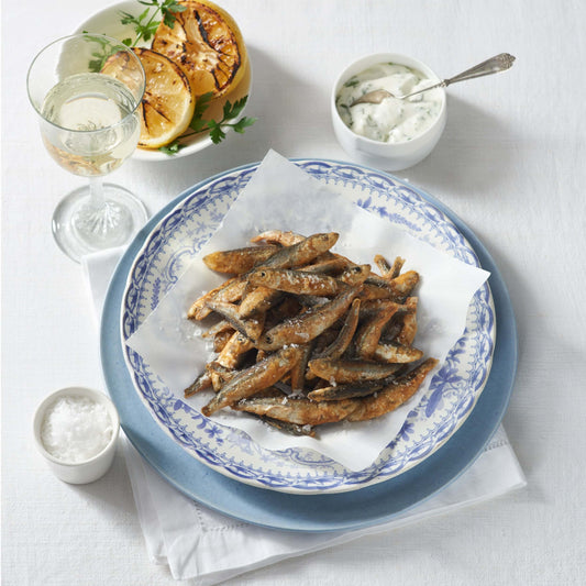 Fried Whitebait with Parsley & Lemon Mayonnaise 400g