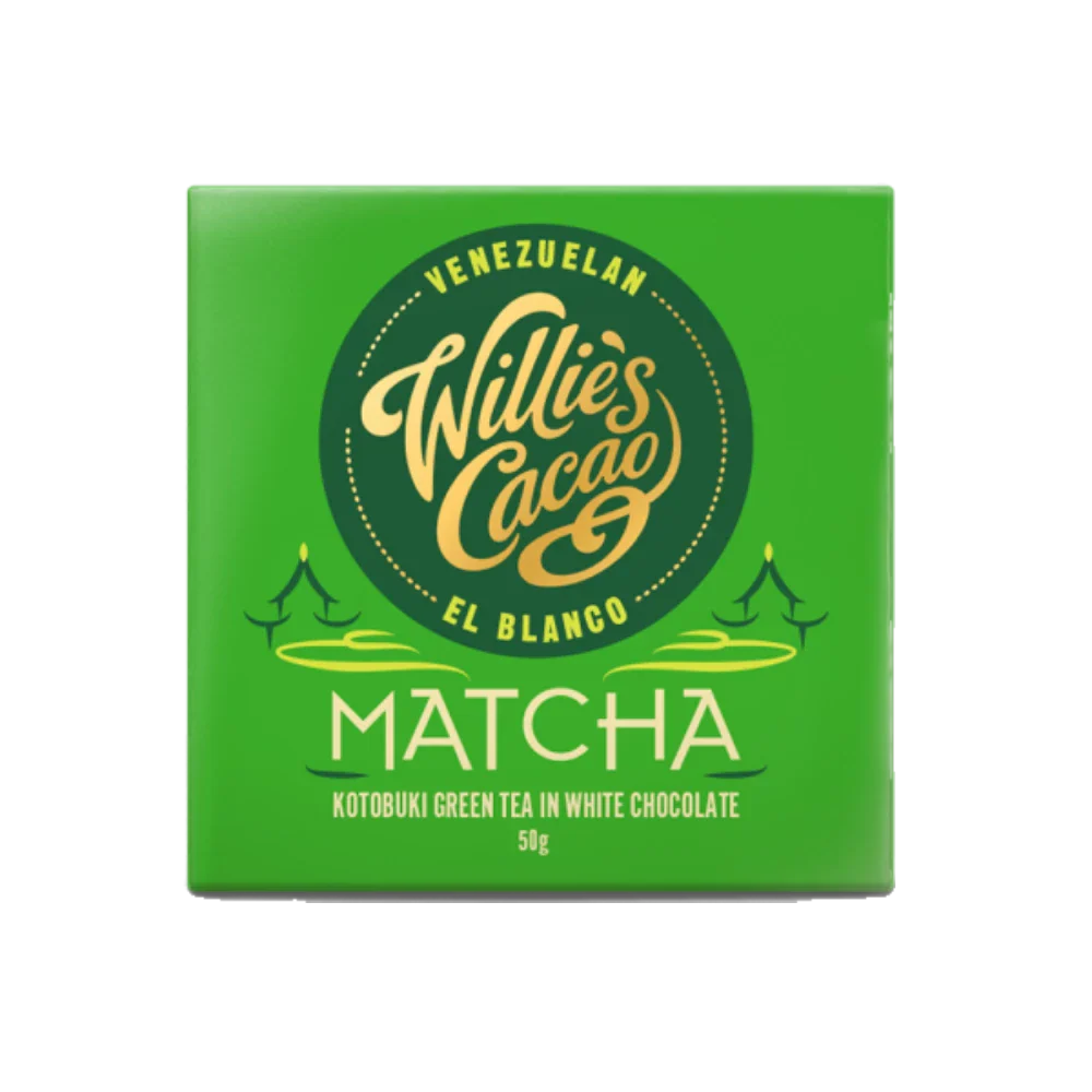 Willie's Cacao Matcha Kotobuki Green Tea White Chocolate (50g)