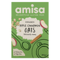 Amisa Organic Gluten Free Pure Porridge Oats – Apple & Cinnamon (300g)