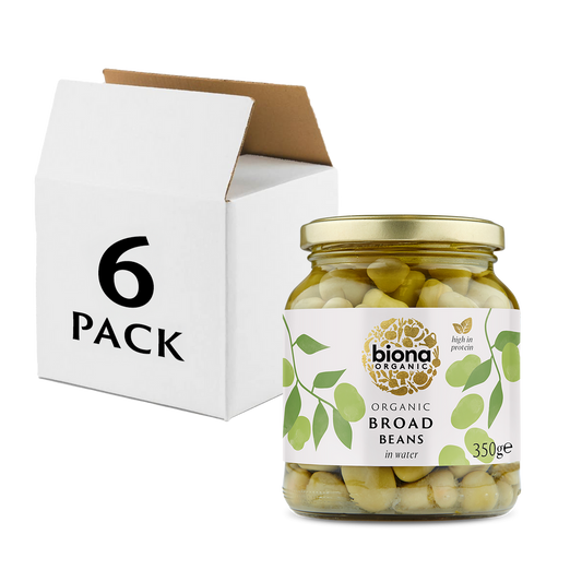 Biona Organic Broad Beans 6 x 350g (2.1kg)
