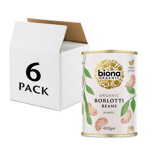 Biona Organic Borlotti Beans 6 x 400g (2.4kg)