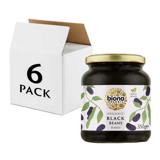 Biona Organic Black Bean 6 x 350g (2.1kg)
