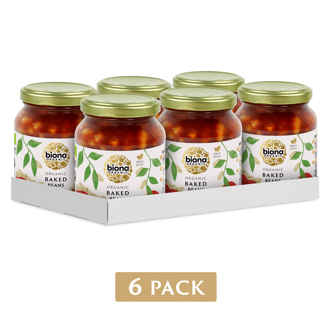 Biona Organic Baked Beans 6 x 3560g (2.1kg)