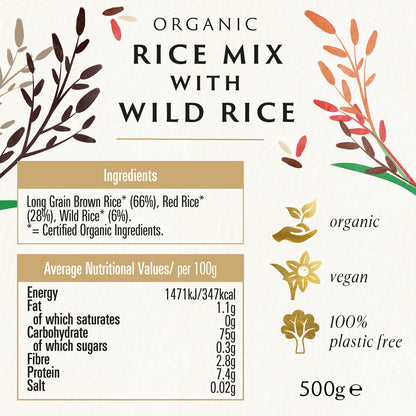 Biona Organic Rice Mix with Wild Rice (500g)