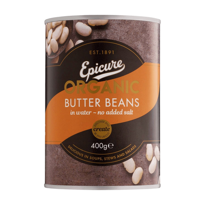 Epicure Organic Butter Beans (400g)