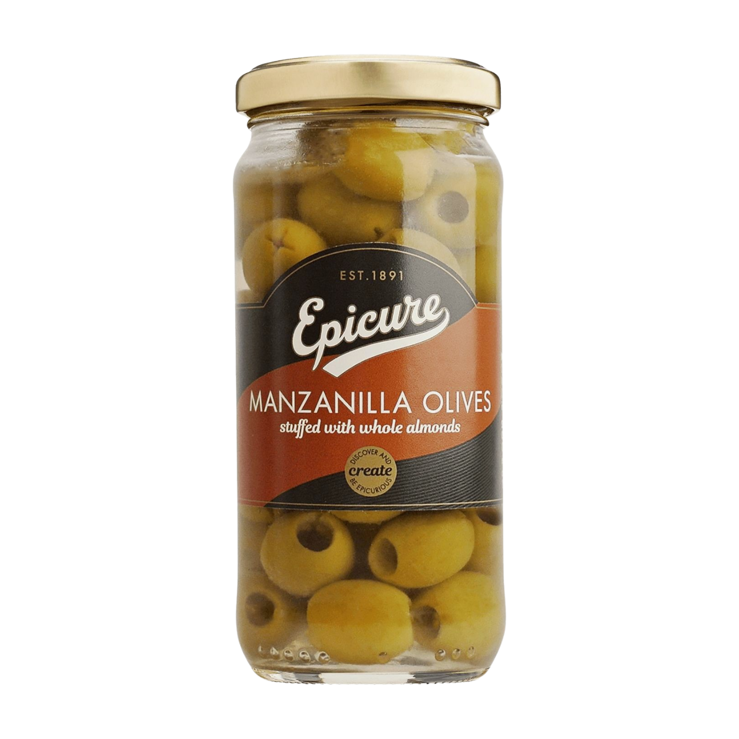 Epicure Manzanilla Olives Stuffed with Almonds (235g)