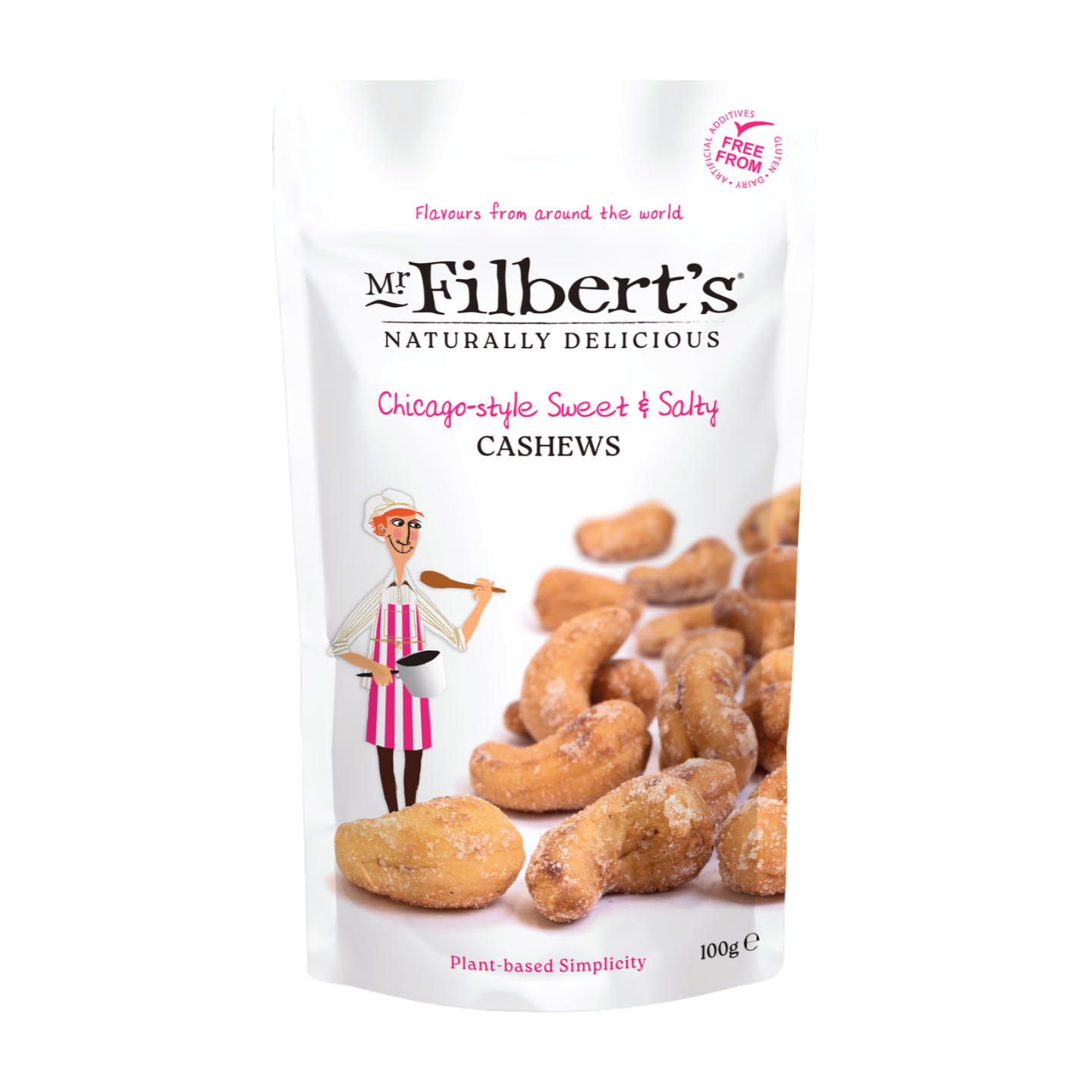 Mr Filbert's Chicago-style Sweet & Salty Cashews (100g)