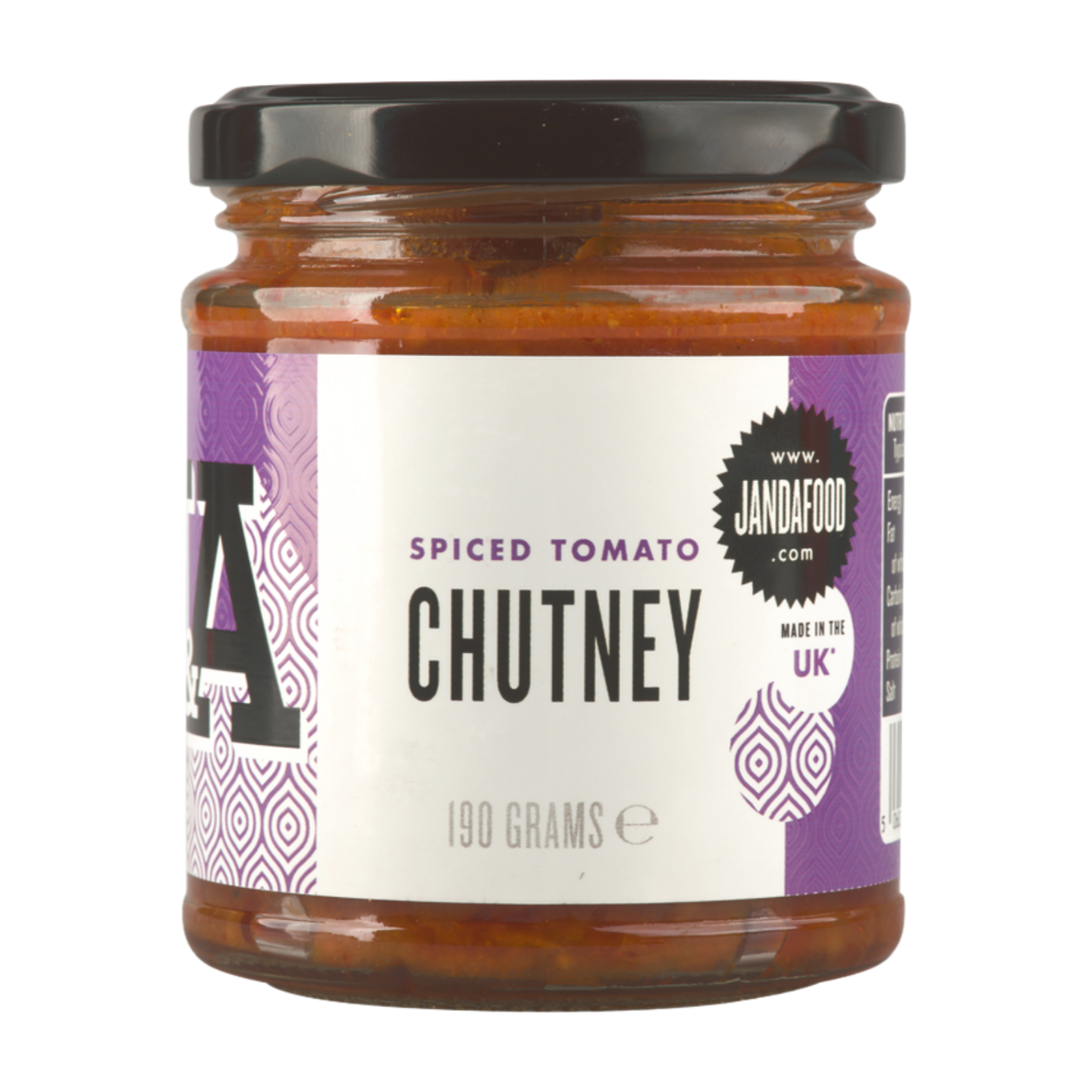 J&A Spiced Tomato Chutney (190g)