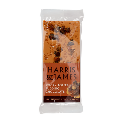 Harris & James Sticky Toffee Pudding Chocolate Bar (100g)