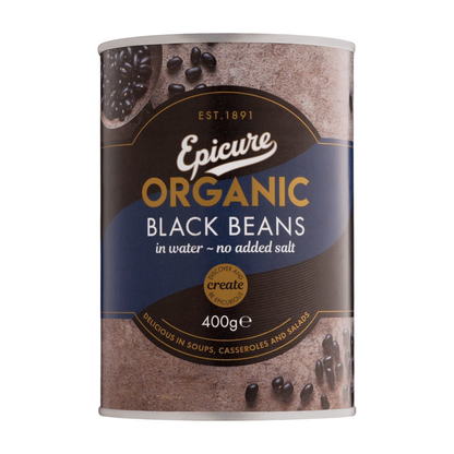 Epicure Organic Black Beans (400g)