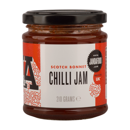 J&A Scotch Bonnet Chilli Jam (210g)