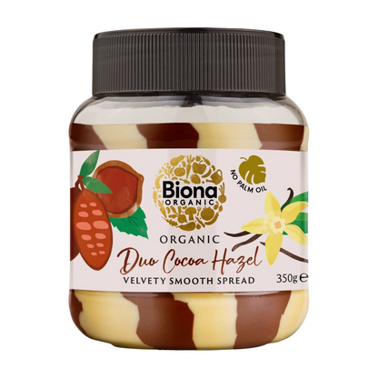 Biona Organic Duo Cocoa Hazel Smooth Spread (350g)