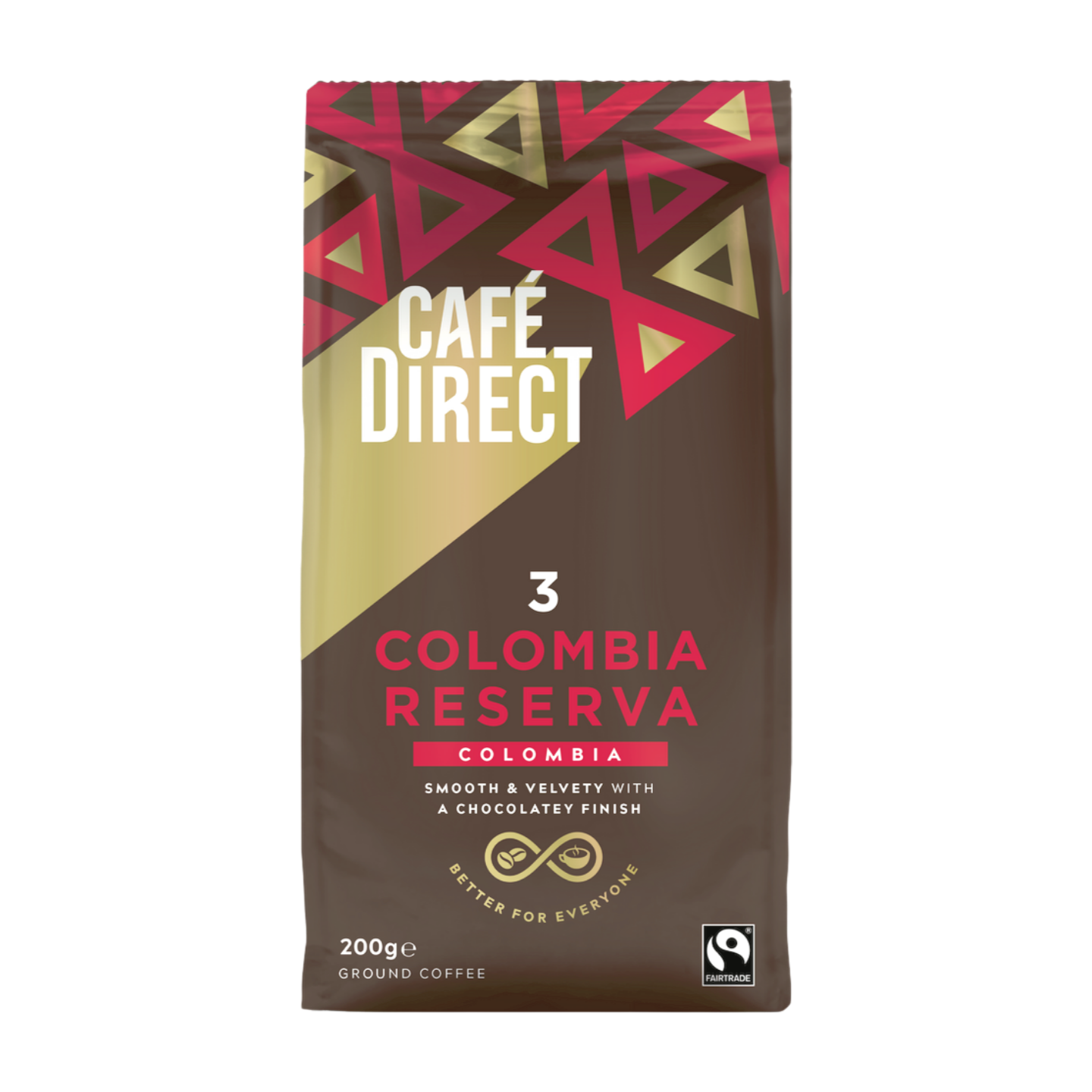Cafe Direct Colombia Reserva Ground Coffee (200g)
