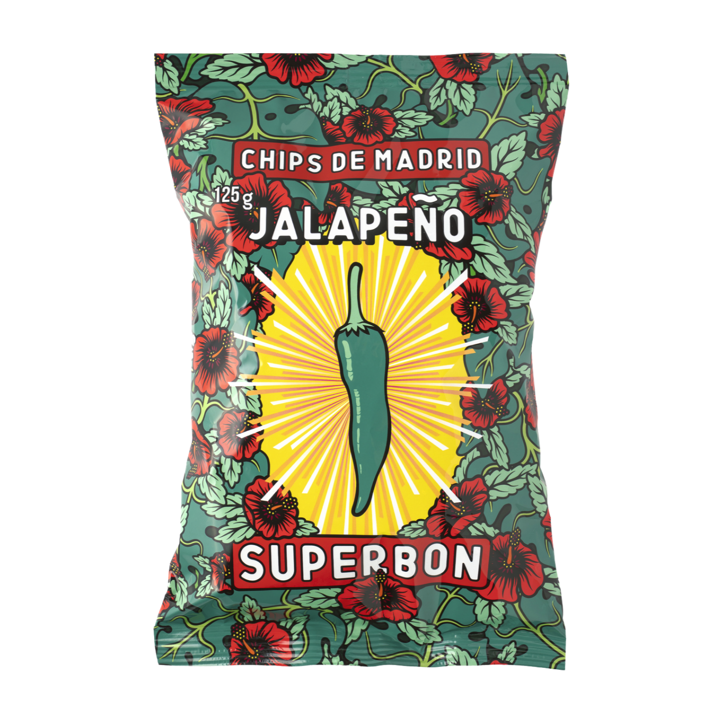 Superbon Jalapeno Chips De Madrid (125g)