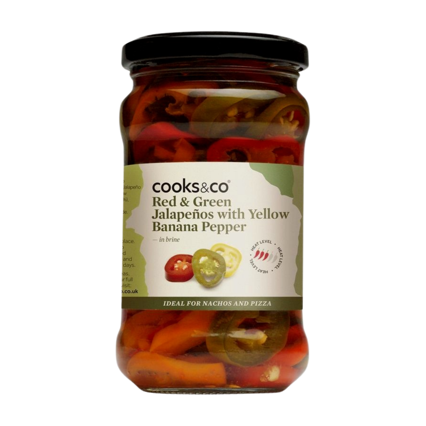 Cooks & Co Red & Green Jalapenos with Banana Pepper (290g)